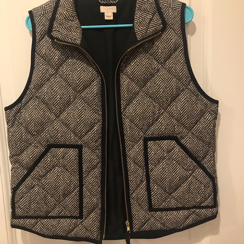 JCREW Herringbone Vest